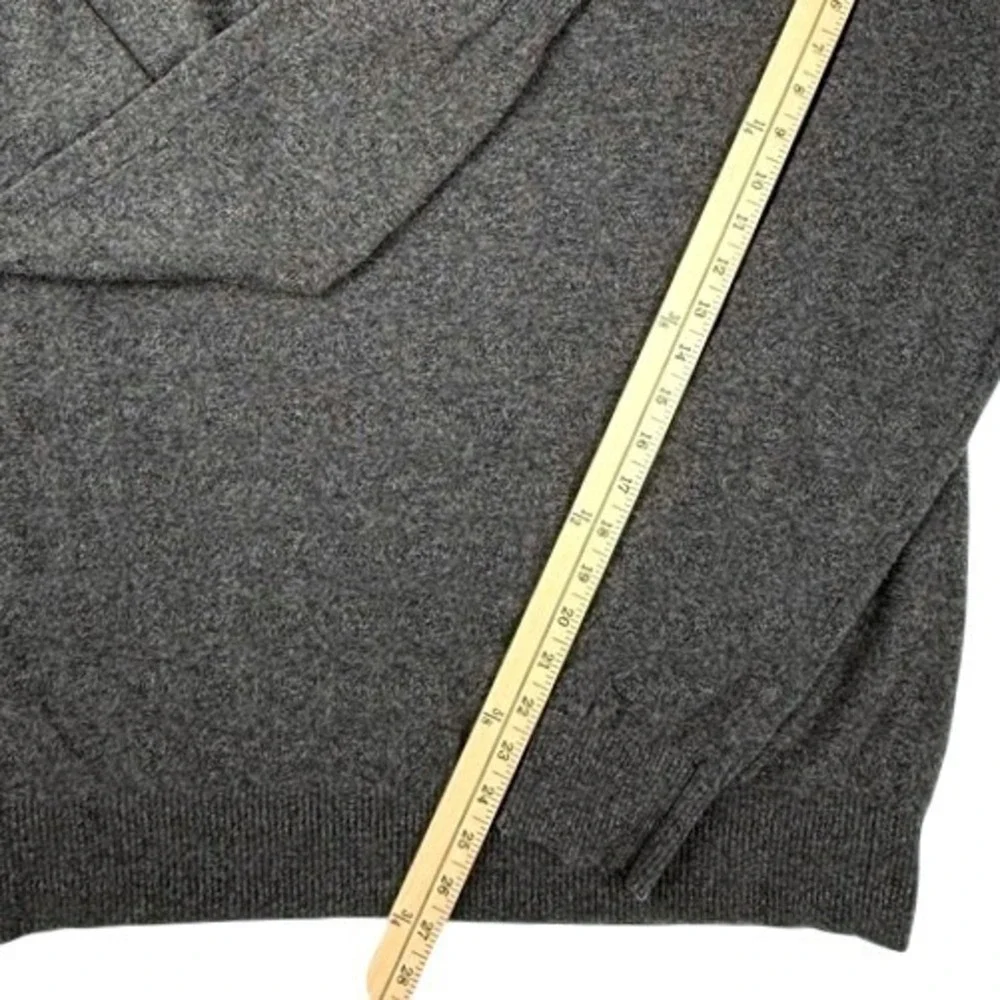 Banana Republic Italian Yarn Crewneck Raglan Sweater Charcoal Mens XXL Tall